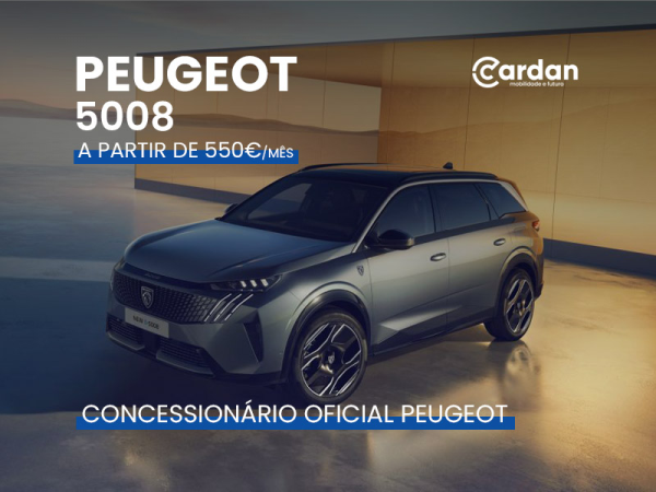 campanha renting empresas peugeot 5008 na cardan