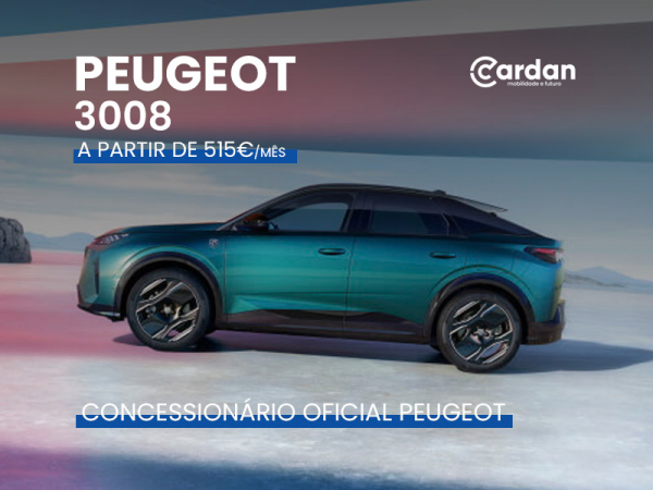 campanha renting peugeot 3008 na cardan