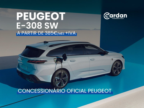 campanha renting peugeot e-308 sw na cardan