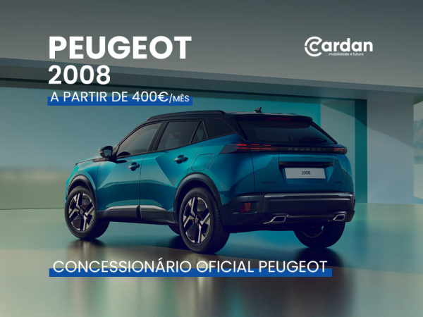 campanha renting peugeot 2008 na cardan
