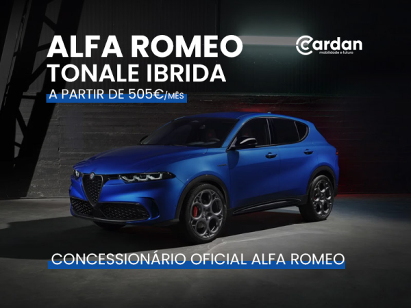 campanha renting alfa romeo tonale ibrida na cardan