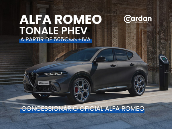 campanha renting alfa romeo tonale ibrida plug-in na cardan