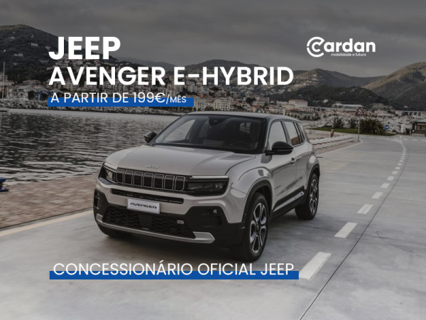 campanha renting jeep avenger hybrid na cardan
