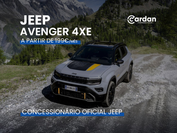 campanha renting jeep avenger 4xe na cardan