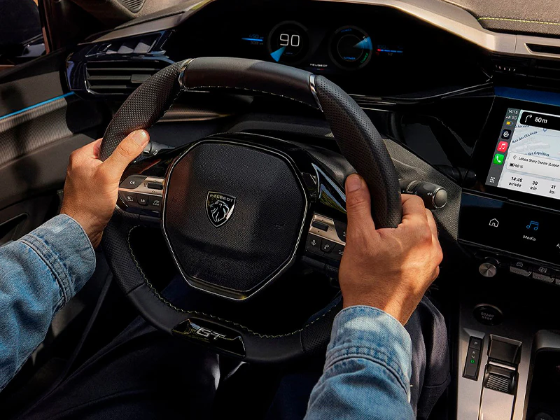 volante novo peugeot e-308