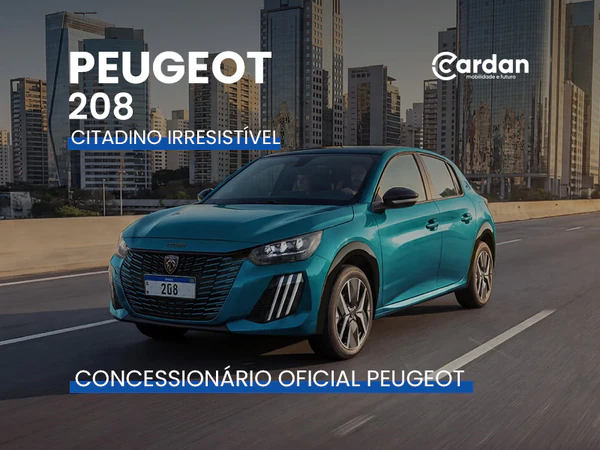 campanha novo peugeot 208 na cardan