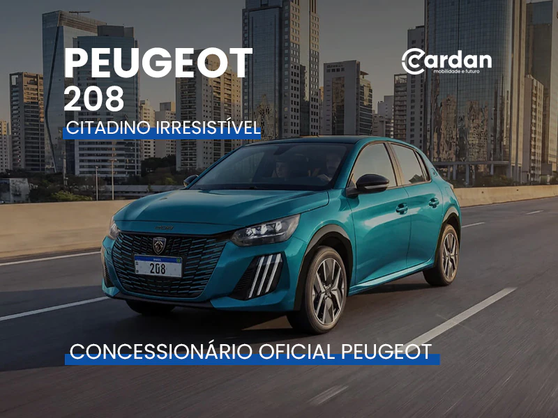 campanha novo peugeot 208 na cardan