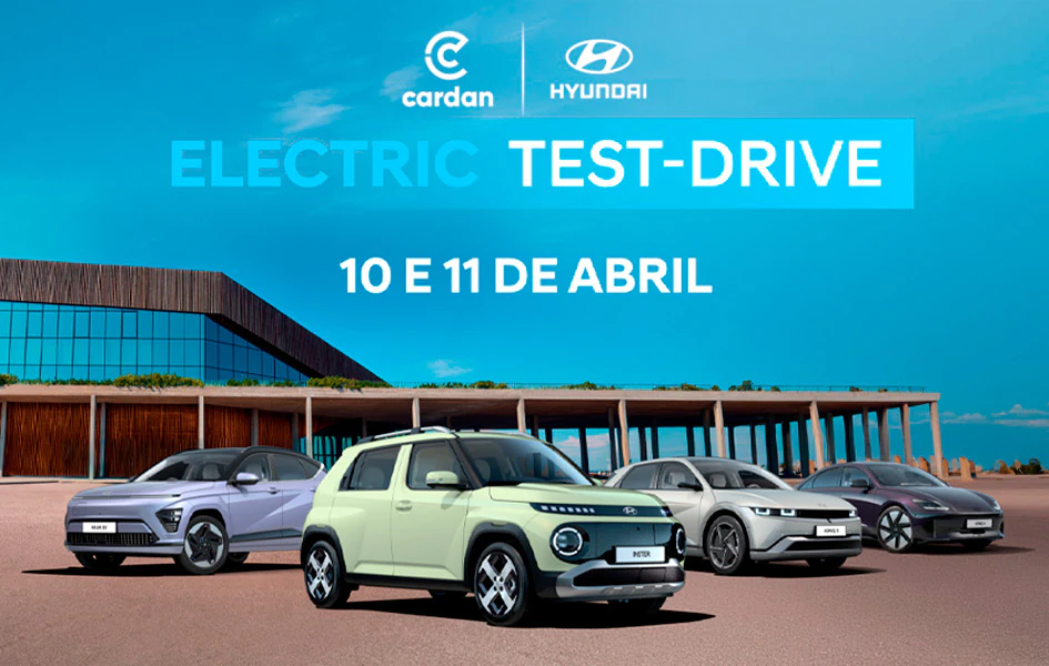 hyundai electric test-drive chega a cardan dias 10 e 11 de abril