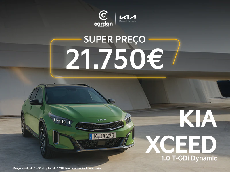 kia xceed desde 21.750€ na cardan