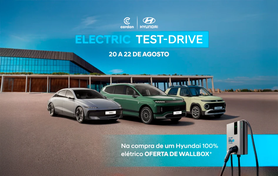 hyundai electric test-drive na Cardan