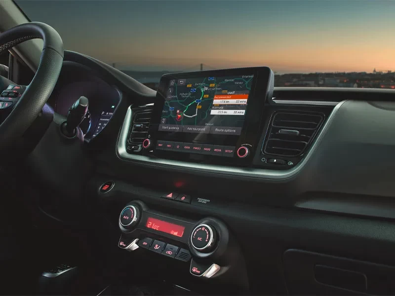 display novo kia stonic 2025