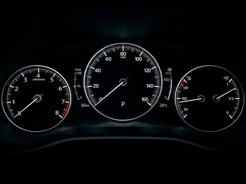 painel de instrumentos novo mazda cx-30 2025